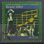 C 2397 Selo Eleazar de Carvalho Musica Maestro 2001 Circulado 3