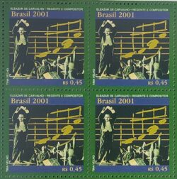 C 2397 Selo Eleazar de Carvalho Musica Maestro 2001 Quadra