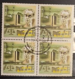 C 2400 Selo Pedro Aleixo Brasilia Congresso Nacional Direito 2001 CBC MG