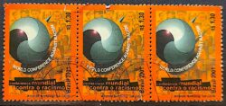 C 2405 Selo Conferência Mundial Contra o Racismo Direito 2001 Circulado 2