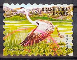 C 2422 Selo Pantanal Flora e Fauna Garca 2001 Circulado 1