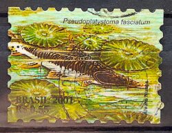 C 2424 Selo Pantanal Flora e Fauna Surubim 2001 Circulado 1