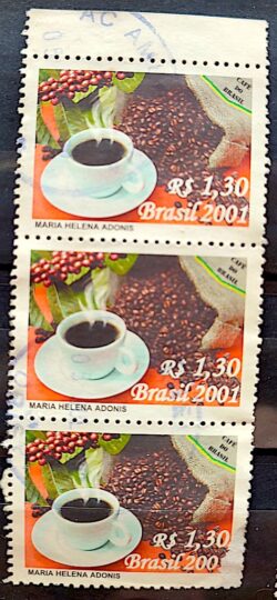 C 2435 Selo Cafe Bebida Gastronomia 2001 Circulado 2