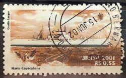 C 2436 Selo Marinha Mercante Navio Copacabana 2001 Circulado 2
