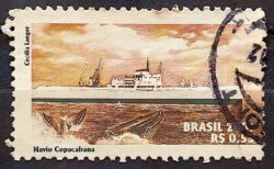 C 2436 Selo Marinha Mercante Navio Copacabana 2001 Circulado 3