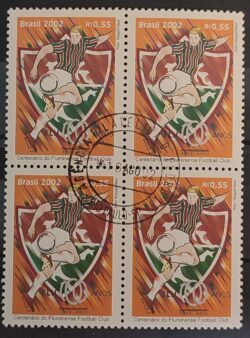 C 2471 Selo Fluminense Futebol 2002 Quadra CPD SP