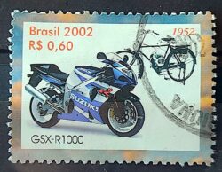 C 2481 Selo Adhemar Ferreira da Silva Salto Triplo Atletismo 2002 Circulado 5