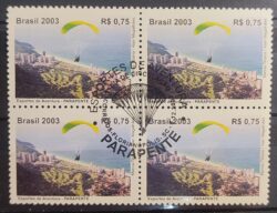 C 2550 Selo Parapente Esporte Radical Paraquedas 2003 Quadra CBC SC