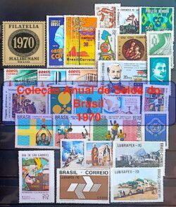 Colecao Anual de Selos do Brasil 1970