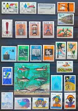 Colecao Anual de Selos do Brasil 1976