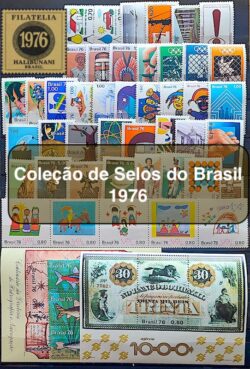 Colecao Anual de Selos do Brasil 1976