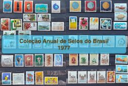Colecao Anual de Selos do Brasil 1977