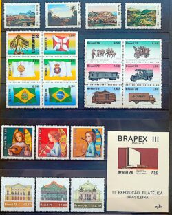 Colecao Anual de Selos do Brasil 1978