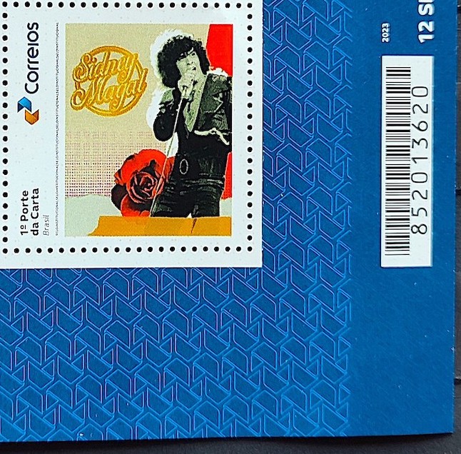 SI 01 Selo Institucional Sidney Magal Musica 2023 Codigo de Barras