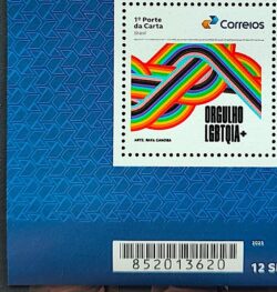 SI 07 Selo Institucional Orgulho LGBTQIA+ Direito Justica 2023 Codigo de Barras
