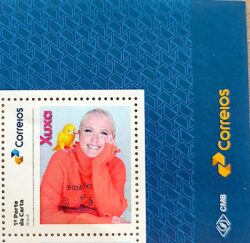 SI 126 Selo Institucional Xuxa Musica Papagaio Aves Mulher 2026 Vinheta Correios