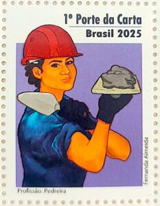 Selo Profissao Pedreira Mulher Economia 2025