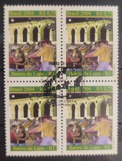 C 2562 Selo Bairro da Lapa Musica Danca Turismo 2004 Quadra CBC RJ