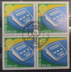 C 2583 Selo Invencoes Brasileiras Bina Comunicacao Telefone 2004 Quadra CBC DF