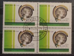 C 2597 Selo Alan Kardec Espiritismo 2004 Quadra CPD SP