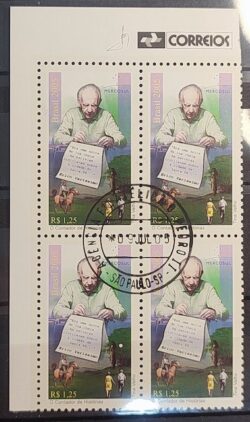 C 2619 Selo Erico Verissimo Mercosul Literatura Escritor 2005 Quadra CPD SP