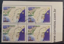 C 2629 Selo Rio Sao Francisco Mapa Canoa 2005 Quadra Vinheta Site