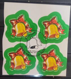 C 2632 Selo de Natal Religiao Sino 2005 Quadra CBC SC