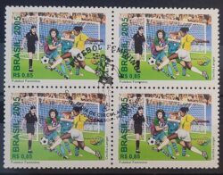 C 2633 Selo Futebol Feminino 2005 Quadra CBC PB