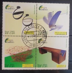 C 2636 Selo Design Brasileiro 2005 CPD SP