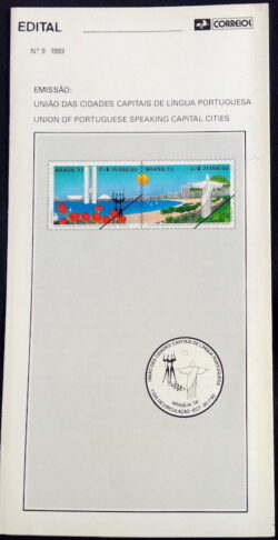 Edital 1993 09 Cidades Lingua Portuguesa Sem Selo