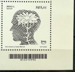 Selo Saude Mental Flor Upaep 2025 Codigo de Barras