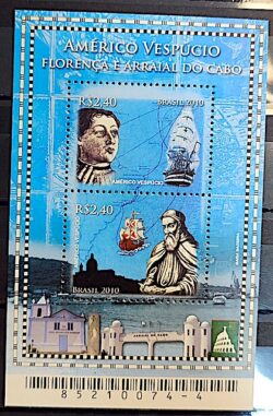 B 156 Bloco Relacoes Diplomaticas Italia Americo Vespucio Navio Igreja 2010