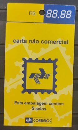 C 2495 Selo Natal Presepio de Portinari Arte Vaca Burro Religiao 2002 Cartela