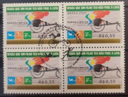 C 2651 Selo Atletas Paraolimpicos Paralimpiadas 2006 Quadra CBC RJ