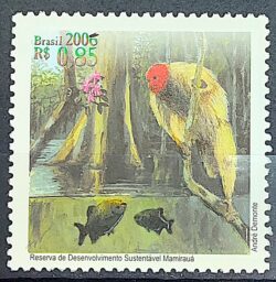 C 2654 Selo Parques Nacionais Fauna Flora Macaco 2006
