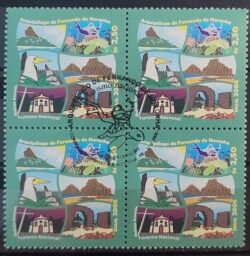 C 2660 Selo Arquipelago Fernando de Noronha Turismo Igreja Mergulho 2006 Quadra CBC PE