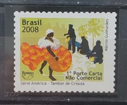 C 2726 Selo Upaep Tambor de Crioula Musica 2008 Destacado
