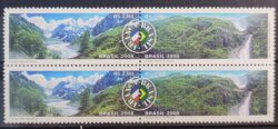 C 2754 Selo Mer de Glace e Serra do Araca Meio Ambiente Franca 2008 Quadra