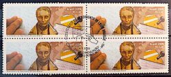 C 2771 Selo Louis Braille Cego Saude Mao 2009 Quadra CBC MG 1