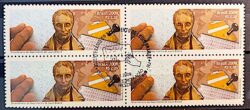 C 2771 Selo Louis Braille Cego Saude Mao 2009 Quadra CBC RJ