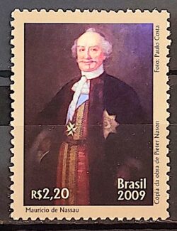 C 2847 Selo Relacoes Diplomaticas Holanda Mauricio de Nassau 2009