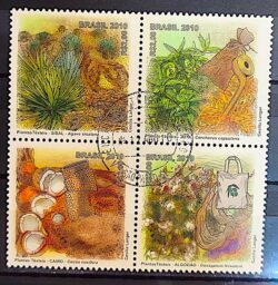 C 3031 Selo Plantas Texteis 2010 CPD SP