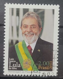 C 3077 Selo Presidente Lula 2011 Circulado 1