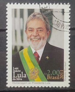 C 3077 Selo Presidente Lula 2011 Circulado 2