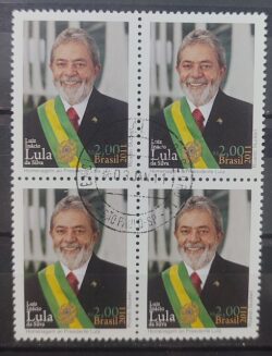 C 3077 Selo Presidente Lula 2011 Quadra CPD SP