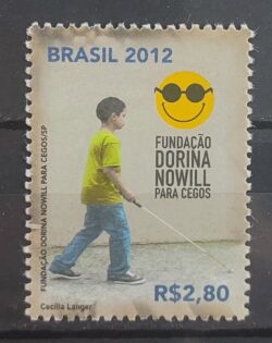C 3185 Selo Fundacao Dorina Nowill Cego Braile 2012 Serie Completa