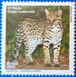 C 3218 Selo Fauna Jaguatirica 2012 Leopardo