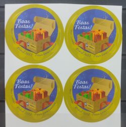 C 3233 Selo Natal Caixa de Presentes 2012 Quadra