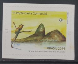 C 3353 Selo Arte do Futebol Copa do Mundo 2014 12 Rio de Janeiro