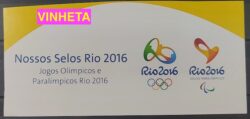 C 3595 VINHETA do Selo Nossos Selos Rio 2016 Olimpiadas